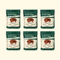 Six filled Sea Salt two-ounce pouches. Big Box contains twelve ounces total.