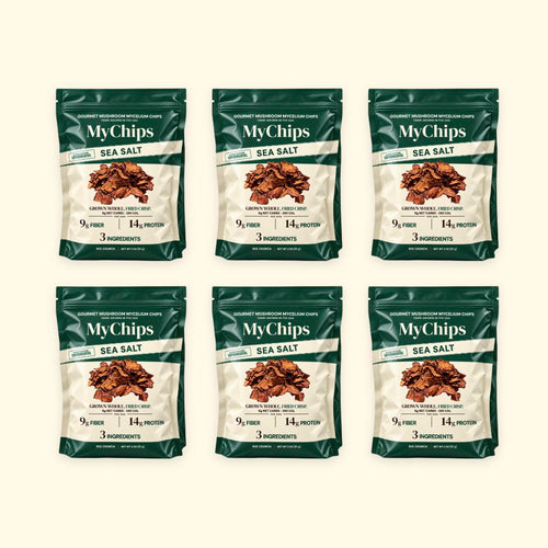 Six filled Sea Salt two-ounce pouches. Big Box contains twelve ounces total.